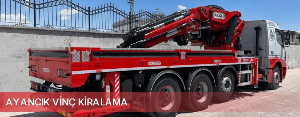 Ayancık İlçemi Vinç Kiralama